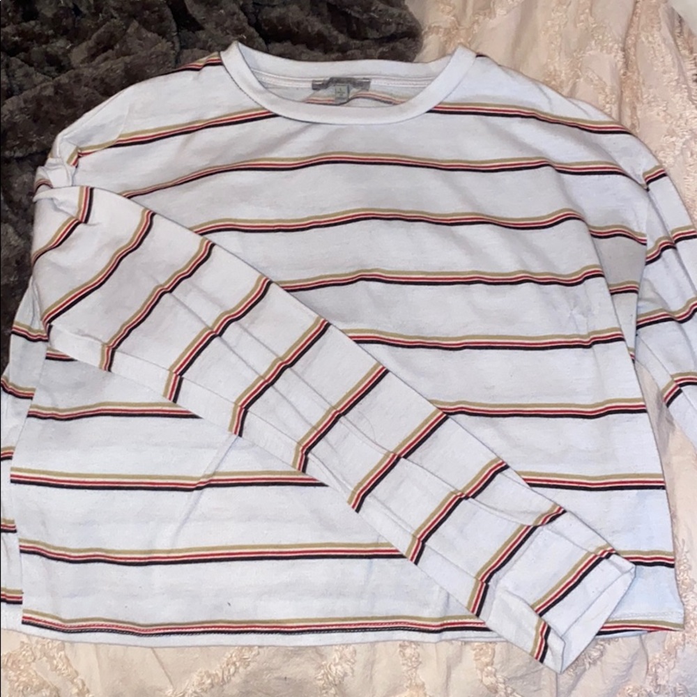 Striped long sleeve tee